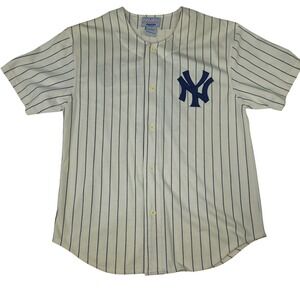 Starter New York Yankees Lou Gehrig Baseball Jersey Size L Pinstripe